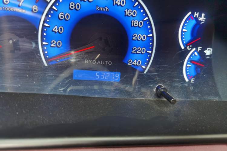 Used BYD F3 2016 1.5L Manual Comfort Model Odometer Close Up