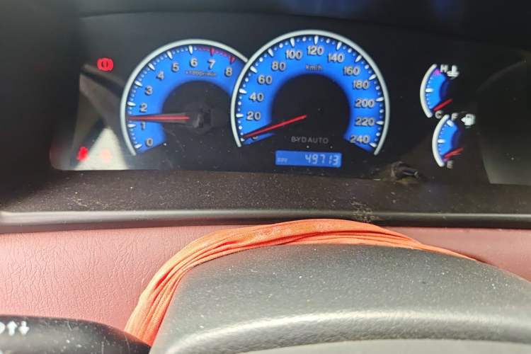 Used BYD F3  Odometer Close Up