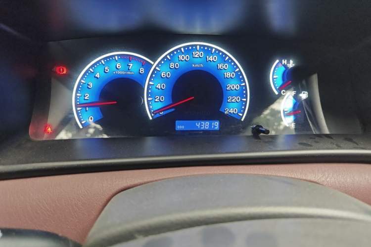 Used BYD F3 2016 1.5L Manual Comfort Model Odometer Close Up