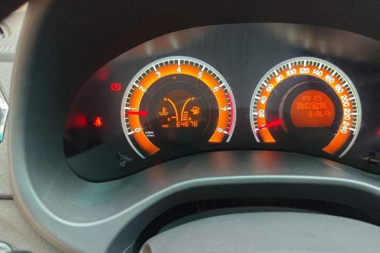 Used BYD F3 2016 1.5L Manual Luxury Model Odometer Close Up