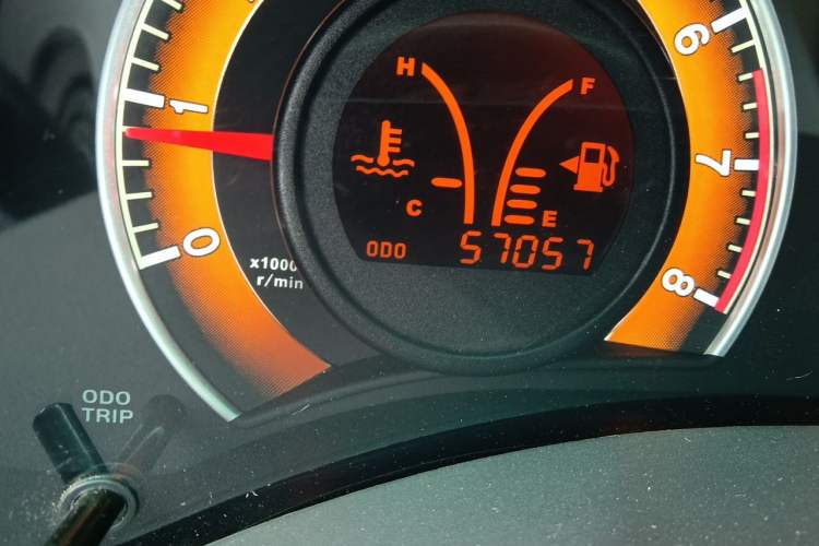 Used BYD F3 2016 1.5L Manual Luxury Model Odometer Close Up