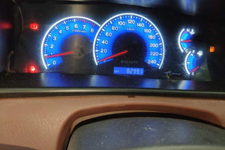 Used BYD F3 2016 1.5L Manual Comfort Model Odometer Close Up