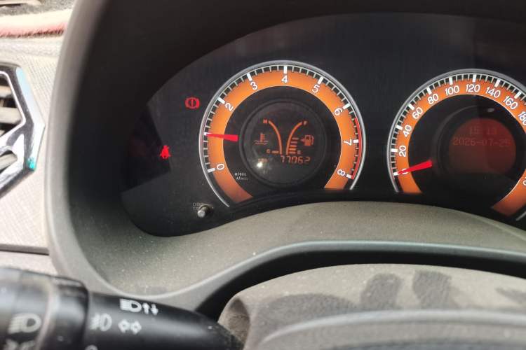 Used BYD F3 2016 1.5L Manual Luxury Model Odometer Close Up