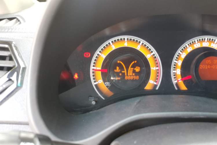 Used BYD F3 2016 1.5L Manual Luxury Model Odometer Close Up