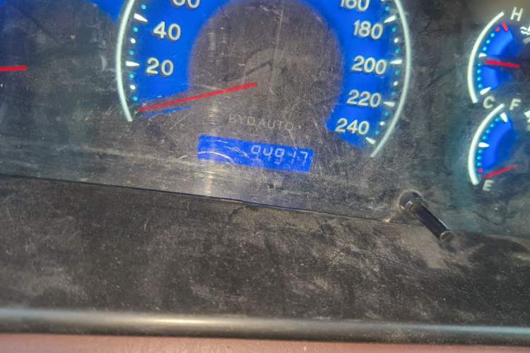 Used BYD F3 2016 1.5L Manual Comfort Model Odometer Close Up