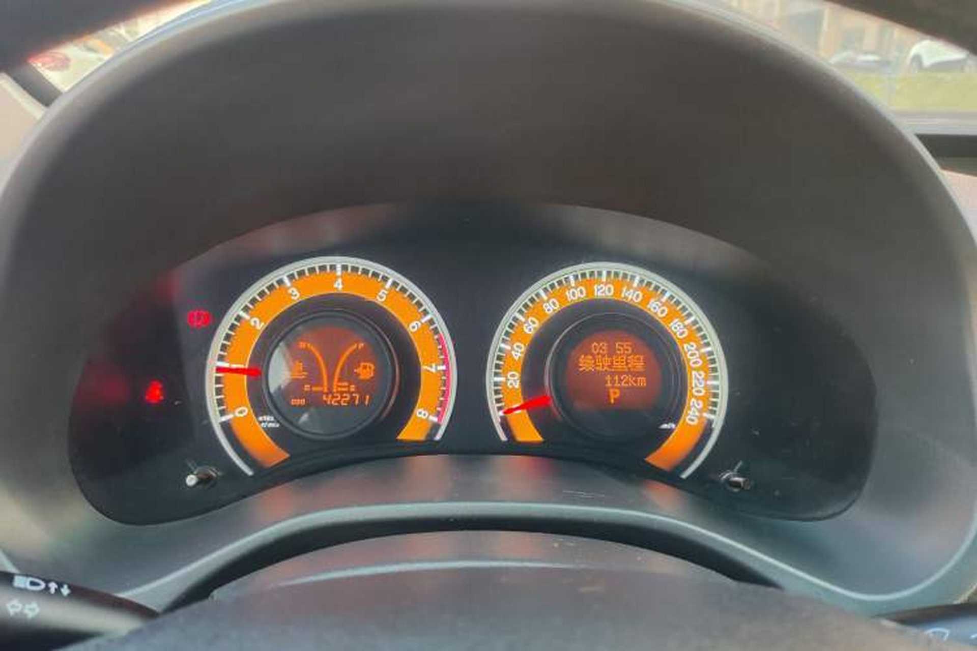 Used BYD F3 2016 1.5L Automatic Luxury Model Odometer Close Up