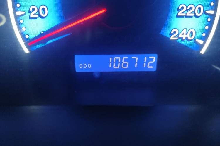 Used BYD F3 2016 1.5L Manual Comfort Model Odometer Close Up