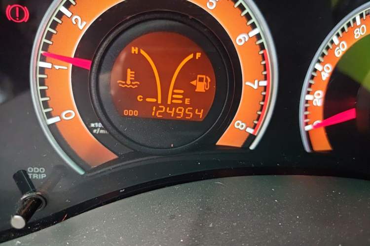 Used BYD F3 2016 1.5L Manual Luxury Model Odometer Close Up