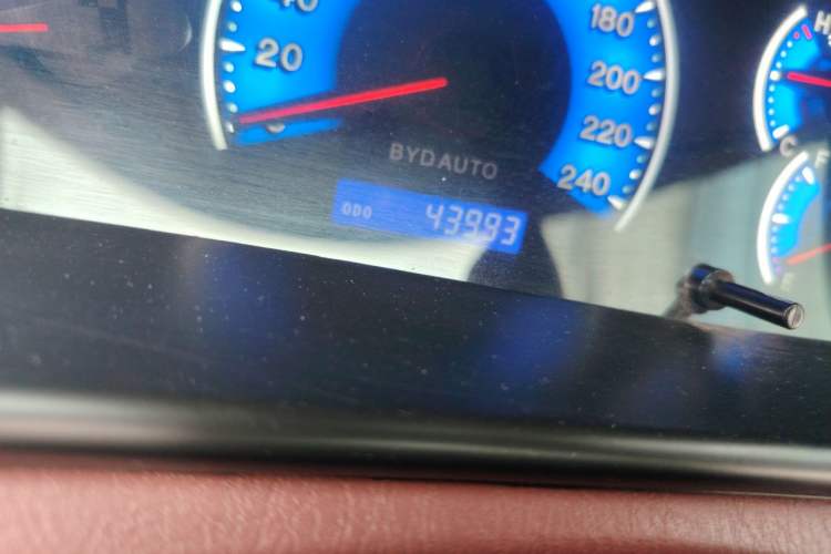 Used BYD F3 2016 1.5L Manual Comfort Model Odometer Close Up