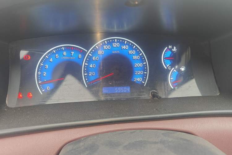 Used BYD F3 2016 1.5L Manual Comfort Model Odometer Close Up