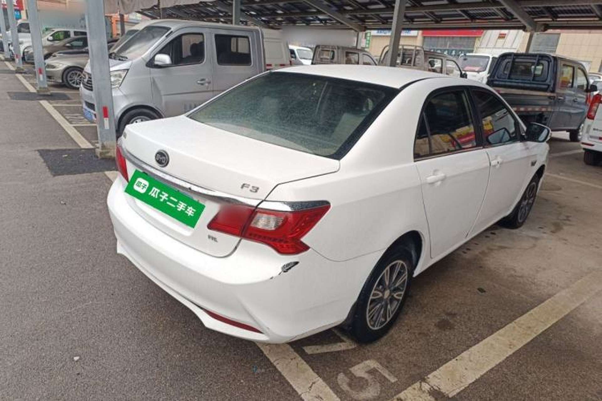 Used BYD F3 2016 1.5L Manual Luxury Model Rear Right 45 Deg