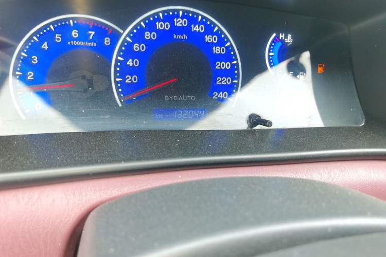 Used BYD F3 2018 1.5L Manual Classic Model Odometer Close Up