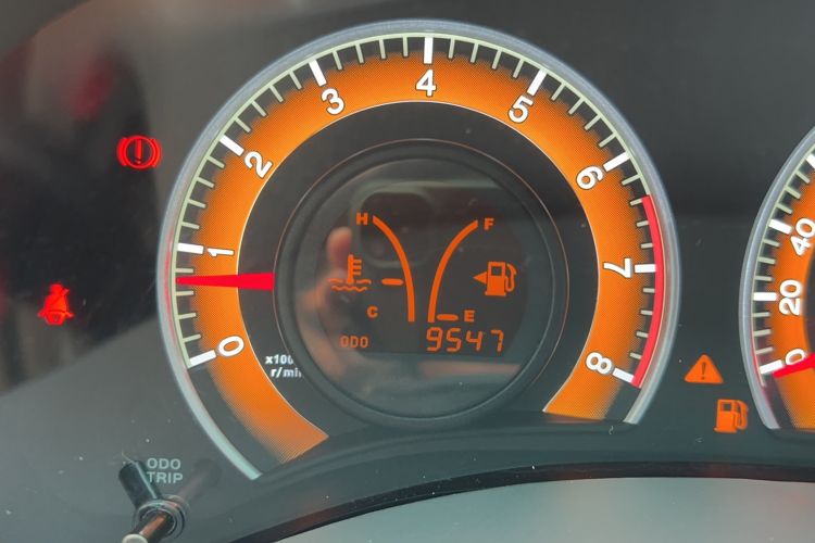 Used BYD F3 2018 1.5L Manual Luxury Model Odometer Close Up