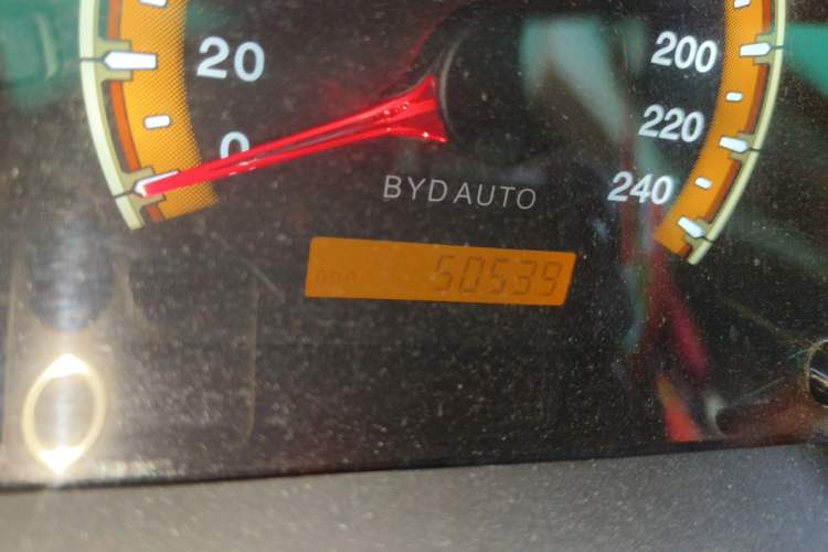 Used BYD F3 2018 1.5L Manual Elite Version Odometer Close Up