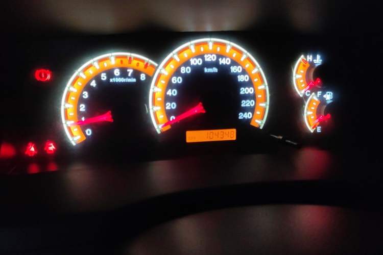 Used BYD F3 2018 1.5L Manual Fashion Model Odometer Close Up