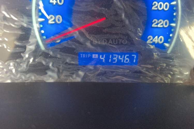 Used BYD F3 2018 1.5L Manual Classic Model Odometer Close Up