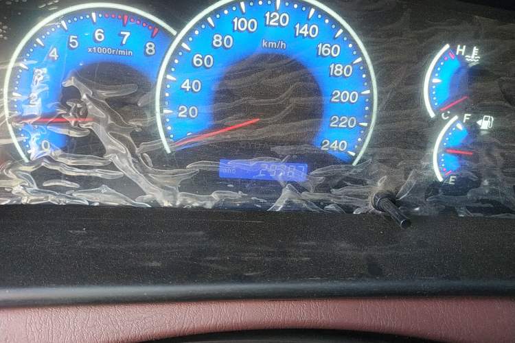Used BYD F3 2018 1.5L Manual Classic Model Odometer Close Up