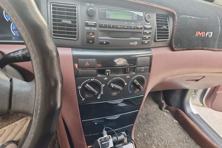 Used BYD F3 2018 1.5L Manual Classic Model Audio And AC Panel