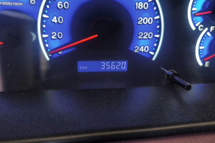 Used BYD F3 2018 1.5L Manual Classic Model Odometer Close Up
