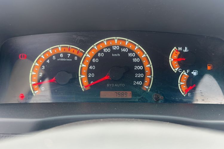 Used BYD F3 2018 1.5L Manual Elite Version Odometer Close Up