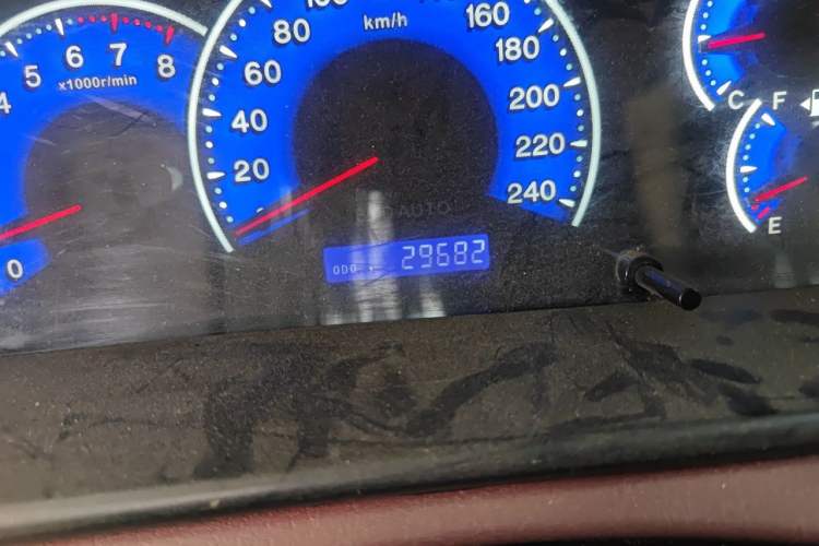 Used BYD F3 2018 1.5L Manual Classic Model Odometer Close Up