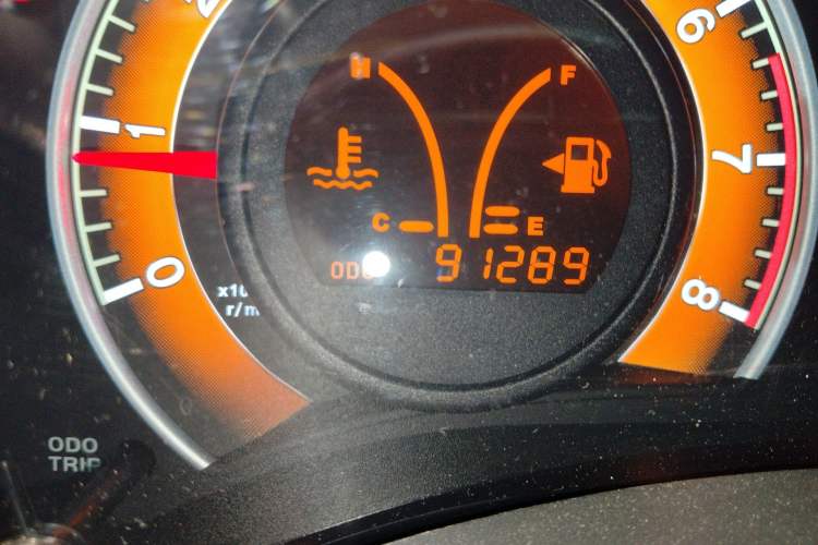 Used BYD F3 2018 1.5L Automatic Luxury Model Odometer Close Up
