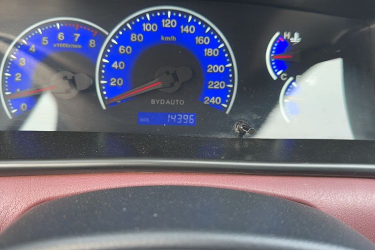 Used BYD F3 2018 1.5L Manual Classic Model Odometer Close Up