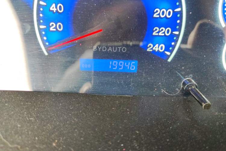 Used BYD F3 2018 1.5L Manual Classic Model Odometer Close Up