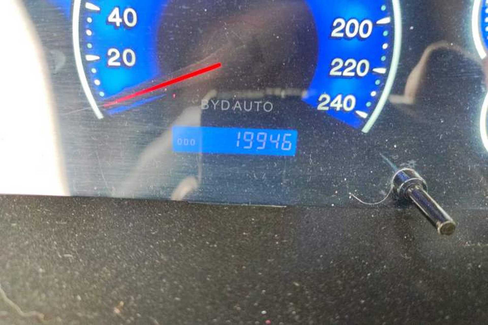 Used BYD F3 2018 1.5L Manual Classic Model Odometer Close Up