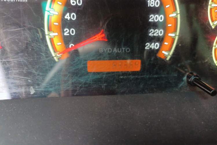 Used BYD F3 2018 1.5L Manual Fashion Model Odometer Close Up