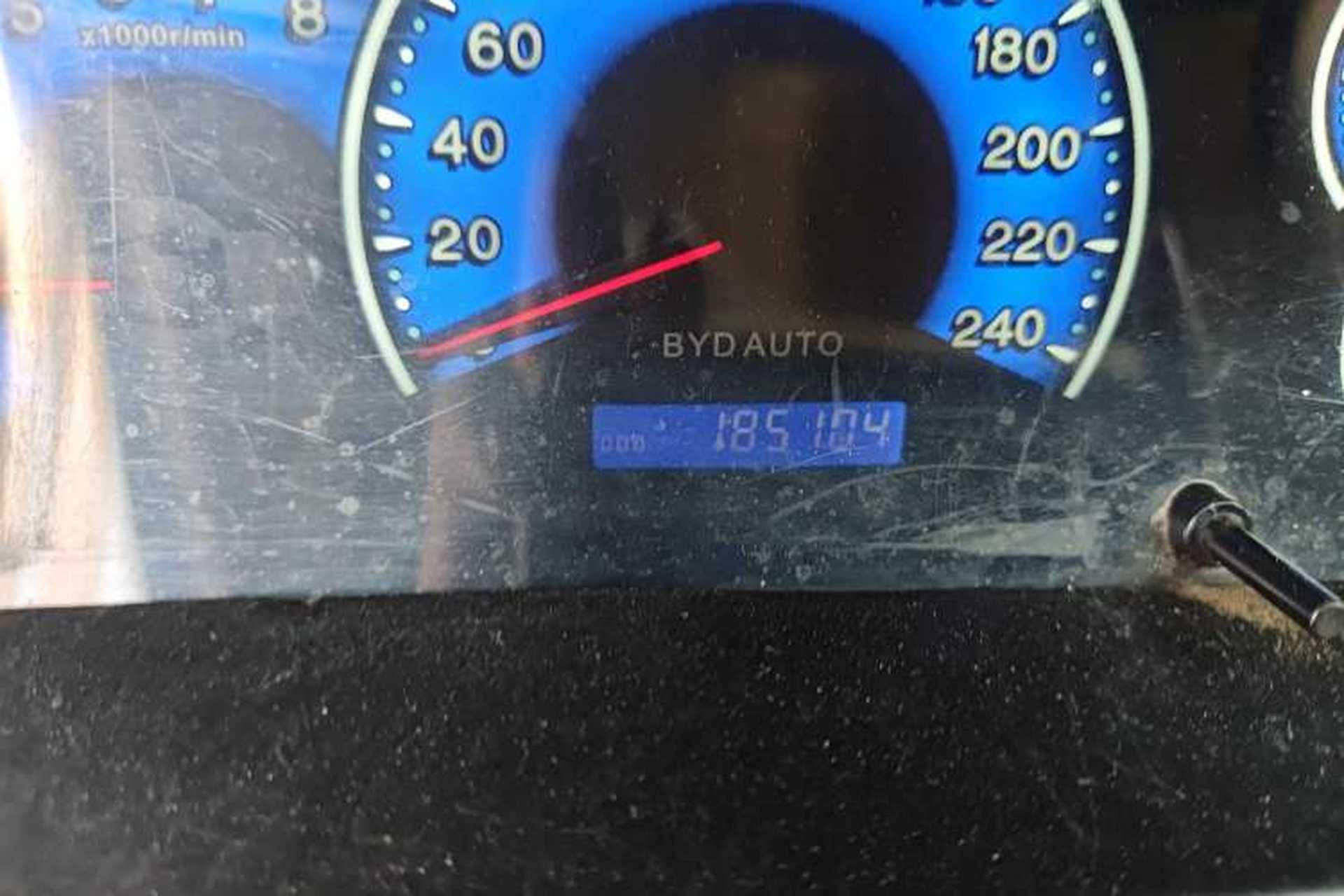 Used BYD F3 2018 1.5L Manual Classic Model Odometer Close Up