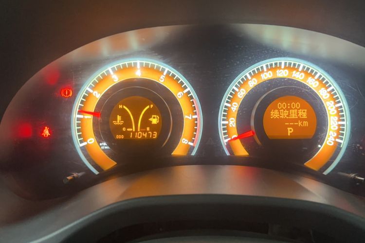 Used BYD F3 2018 1.5L Automatic Luxury Model Odometer Close Up