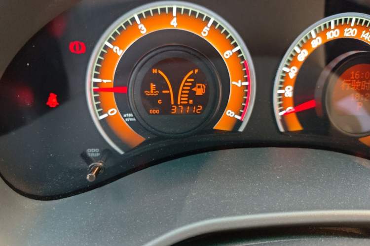 Used BYD F3 2018 1.5L Automatic Luxury Model Odometer Close Up