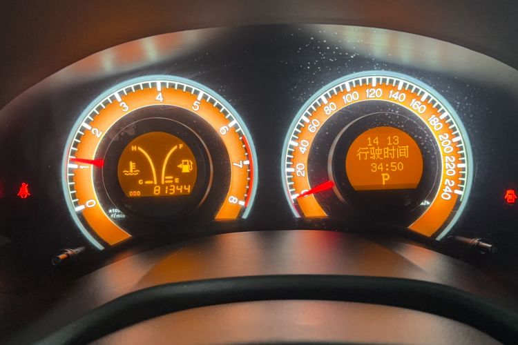 Used BYD F3 2018 1.5L Automatic Luxury Model Odometer Close Up