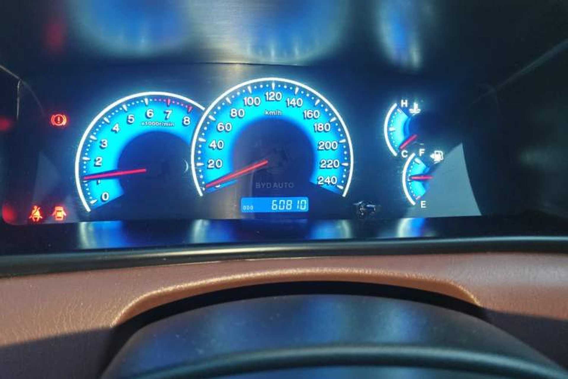 Used BYD F3 2018 1.5L Manual Classic Model Odometer Close Up
