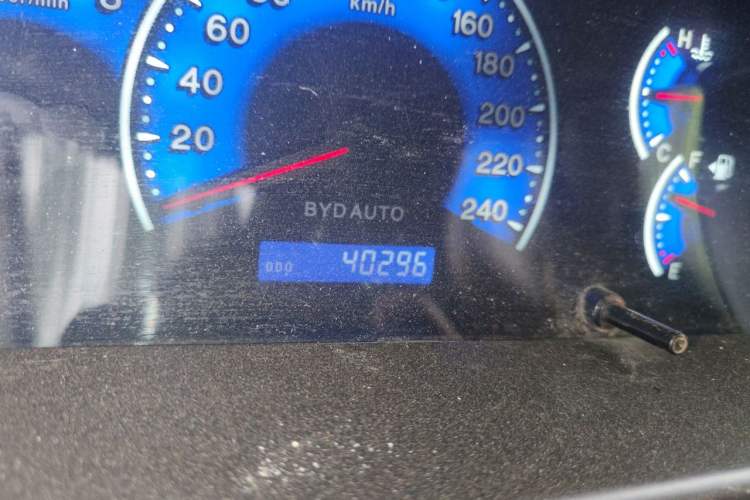 Used BYD F3 2018 1.5L Manual Classic Model Odometer Close Up