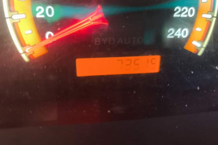 Used BYD F3 2018 1.5L Manual Fashion Model Odometer Close Up