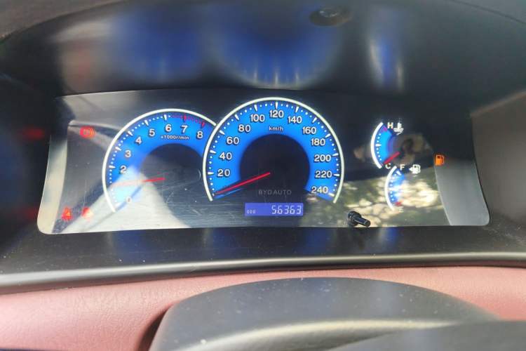 Used BYD F3 2018 1.5L Manual Classic Model Odometer Close Up