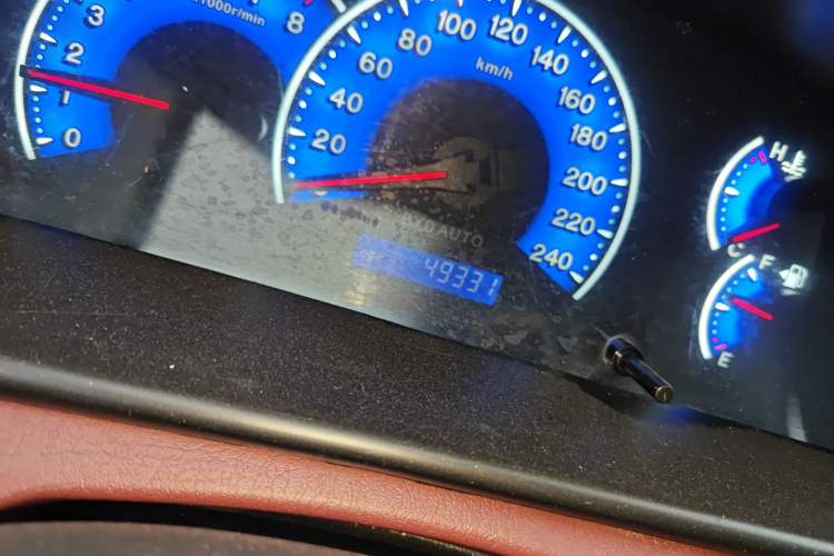 Used BYD F3 2018 1.5L Manual Classic Model Odometer Close Up
