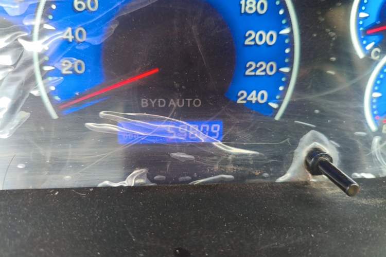 Used BYD F3 2018 1.5L Manual Classic Model Odometer Close Up