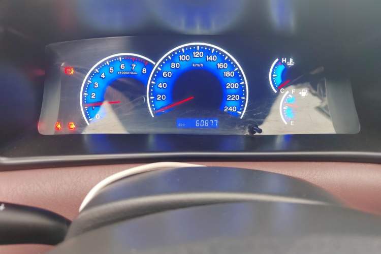 Used BYD F3 2018 1.5L Manual Classic Model Odometer Close Up
