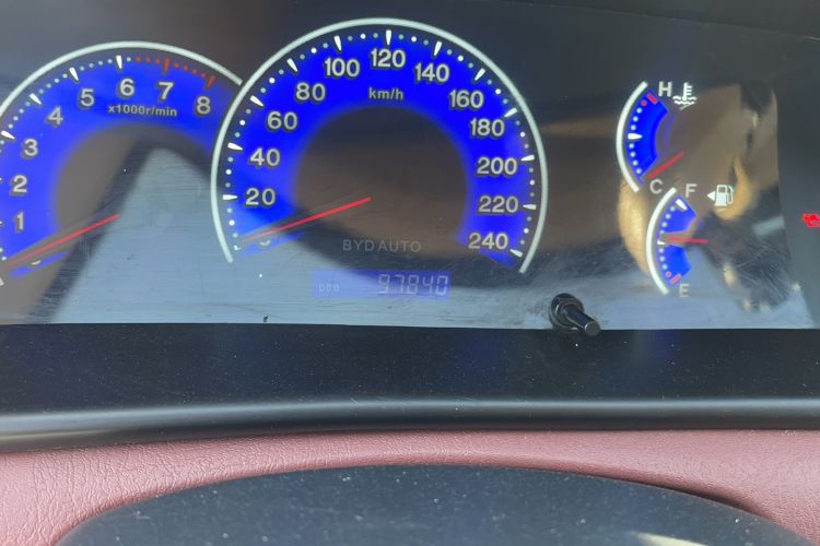 Used BYD F3 2018 1.5L Manual Classic Model Odometer Close Up