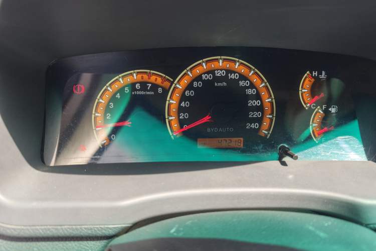 Used BYD F3 2018 1.5L Manual Elite Version Odometer Close Up