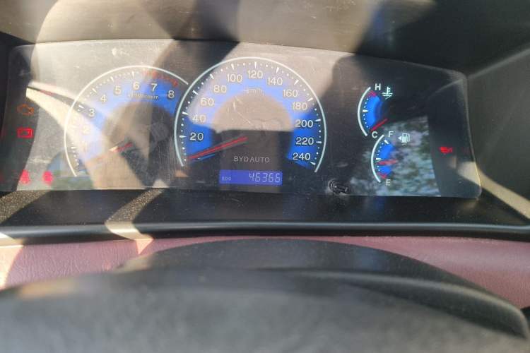 Used BYD F3 2018 1.5L Manual Classic Model Odometer Close Up