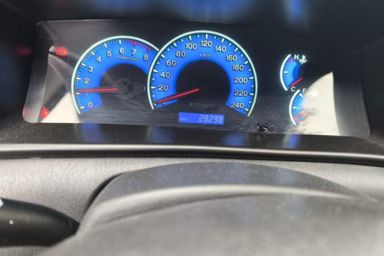 Used BYD F3 2020 1.5L Manual Classic Trim Odometer Close Up