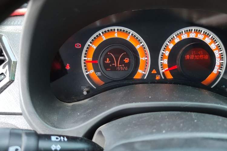 Used BYD F3 2020 1.5L Manual Luxury Edition Odometer Close Up