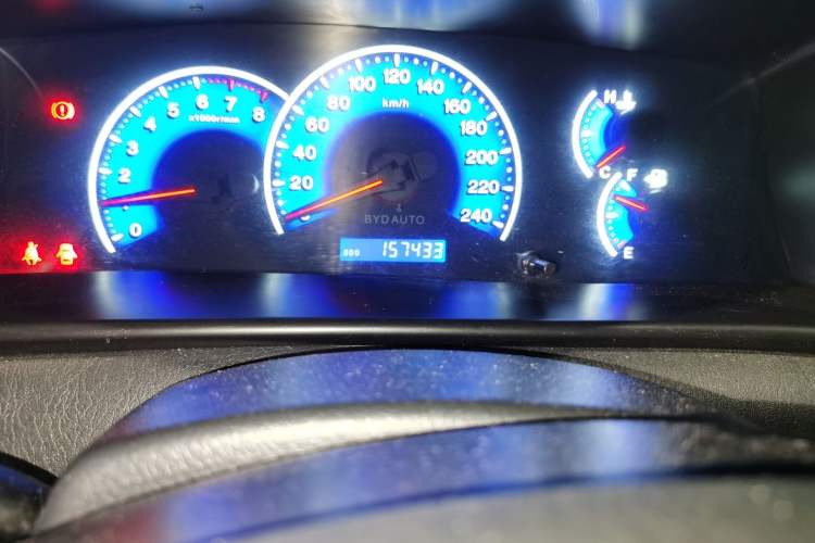 Used BYD F3 2020 1.5L Manual Classic Trim Odometer Close Up