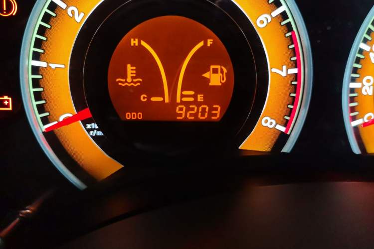 Used BYD F3 2020 1.5L Manual Luxury Edition Odometer Close Up