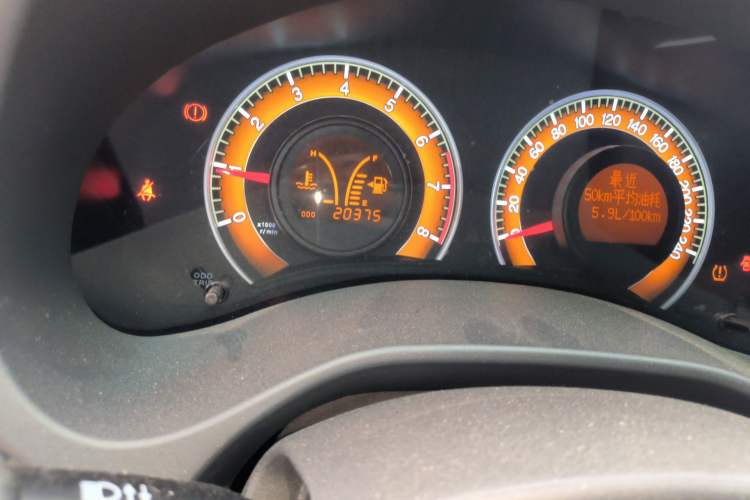 Used BYD F3 2020 1.5L Manual Luxury Edition Odometer Close Up