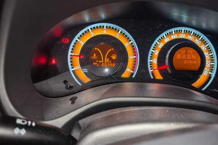 Used BYD F3 2020 1.5L Manual Luxury Edition Odometer Close Up
